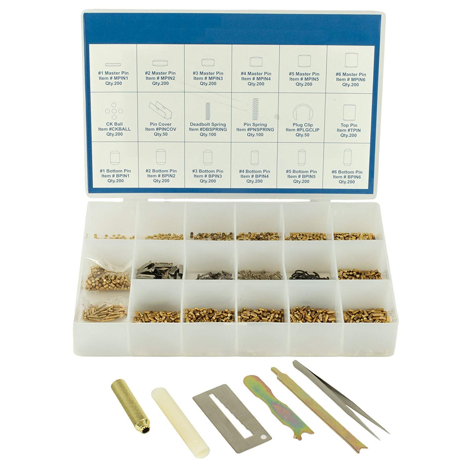 HowPlumb Kwikset Rekey Kit – 200-Piece Professional Lock Rekeying